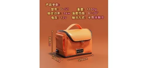 4L Portable Soft Bag Car Refrigerator Hot and Cold