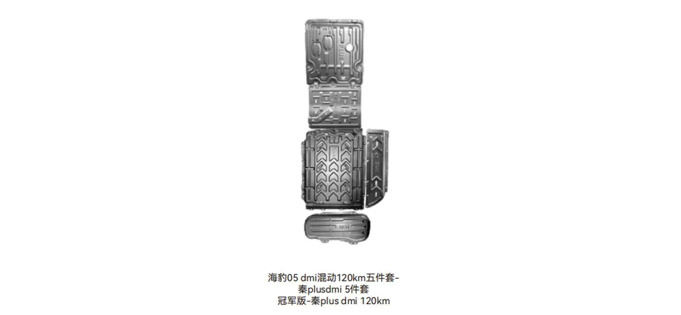 HEDUN BYD Seal 05 DM-i & Qin PLUS DM-i 120KM Hybrid Underbody Protection Plate 5-Piece Set