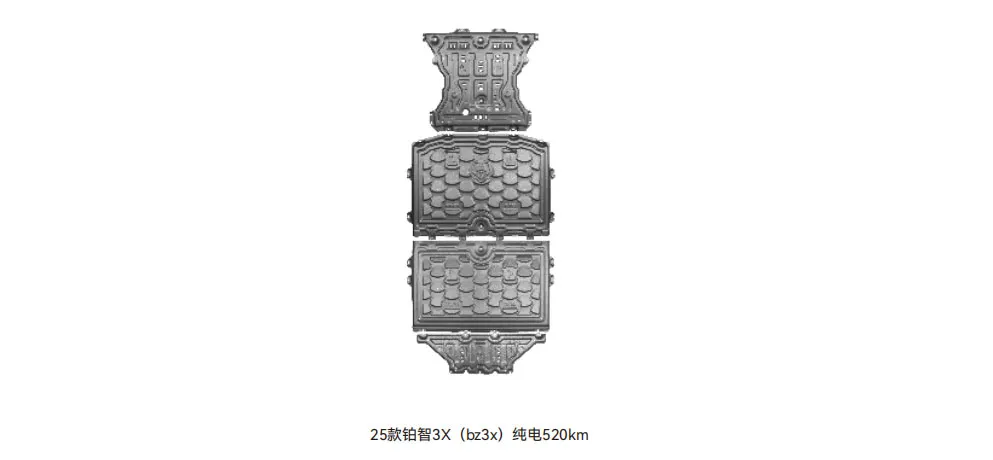 HEDUN Toyota Bozhi 3X (BZ3X) 2025 Pure Electric 520KM Underbody Protection Plate