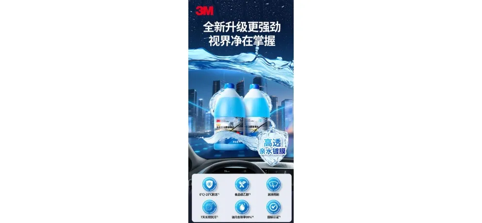 3M Automotive Ethanol Windshield Washer Fluid
