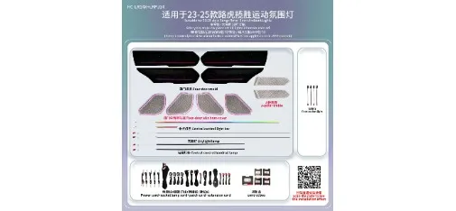 HC-LR14X+LRPJ14 23-25 Range Rover Sport Ambient Light Starry Sky Six-Piece Set