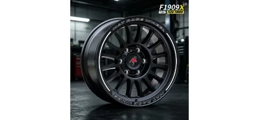MAT Race Wheel F1909X Motorsport Alloy Wheel - Black & Red