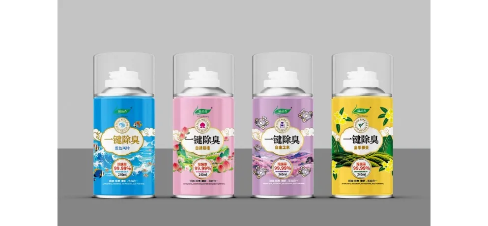 One-Touch Deodorizing Spray 240ml Multi-Fragrance Car Air Freshener