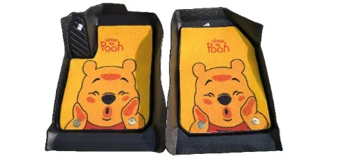 Winnie the Pooh 3D Custom Fit Plush Car Floor Mat