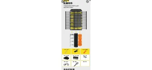 Zhuangjiwoniu Expandable Roof Rack Platform