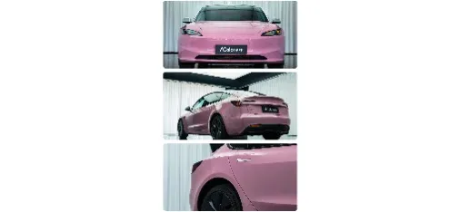 Acolor Color Change Film Wrap - Rose Pink
