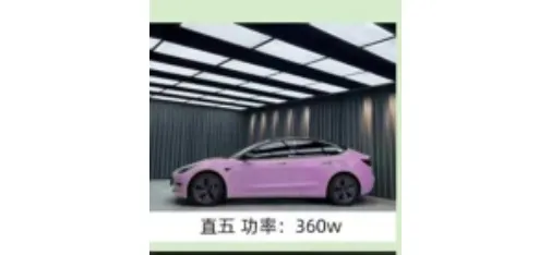 DENGBEIWANG Straight 5-Row LED Car Wash Light - 360W