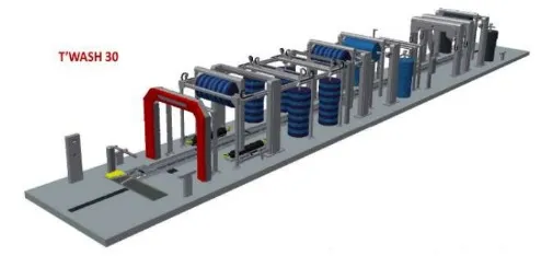 ISTOBAL T'WASH 30 Tunnel Car Wash Machine