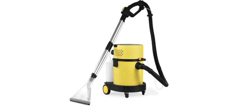 Longli Yellow Carpet Extractor with Scrub Brush - Triangle Head