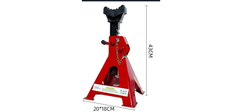 Shenghao 3T Car Jack Stand with Pin Lock - 43cm High Height