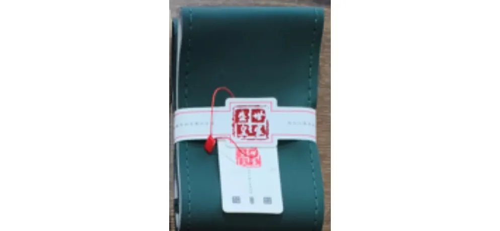 Shengshi Huangjia Hand-Stitched Steering Wheel Cover - Dark Green