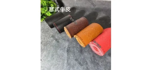 Shengshi Huangjia Hand-Stitched Steering Wheel Cover - Italian Cowhide Leather