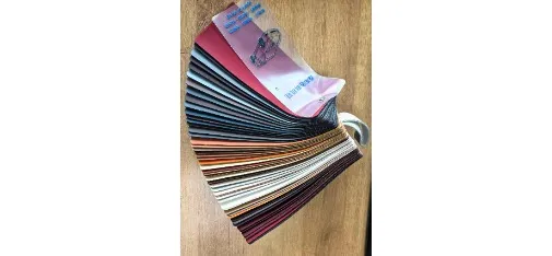 Automotive Organic Silicone Leather Color Card
