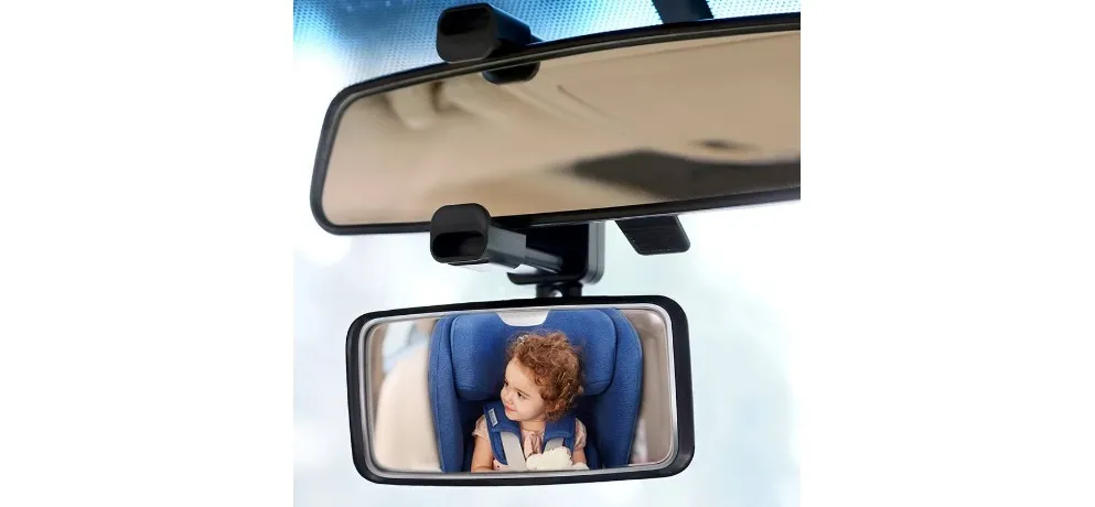 Clip-On Interior Baby Rear View Mirror