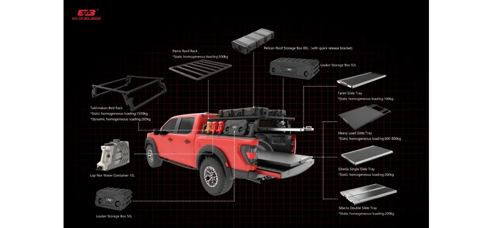 EOB Modular Pickup Truck Bed Expansion Platform