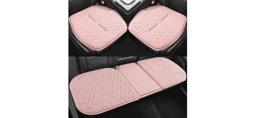 Pink Gel Honeycomb Car Seat Cushion