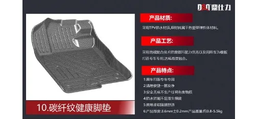 Dingshili Anti-Slip Custom Fit Boot Liner for Hyundai Tucson