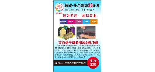 Shunxin Wear-Resistant Polyester High-Strength Thread for Seatbelts