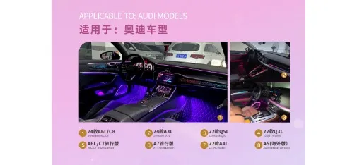 Pangdenglai Geely Series Car Interior Ambient Lighting