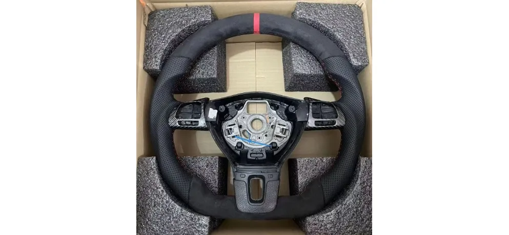 Carbon Fiber and Alcantara Steering Wheel