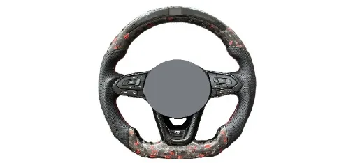 Red Forged Carbon Steering Wheel