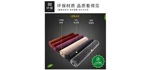 Universal Eco-friendly 3-Layer Composite Carpet Roll Material 10mm