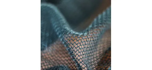 Simu Black Burr Anti-Slip Mesh Fabric