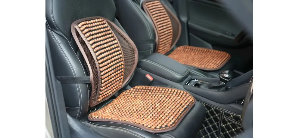 Vietnam Natural Wood Bead Car Seat Cushion Set