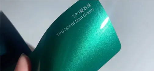 Challenge Shield TPU isle of Man Green Car Paint Protection Film