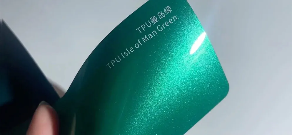Challenge Shield TPU isle of Man Green Car Paint Protection Film