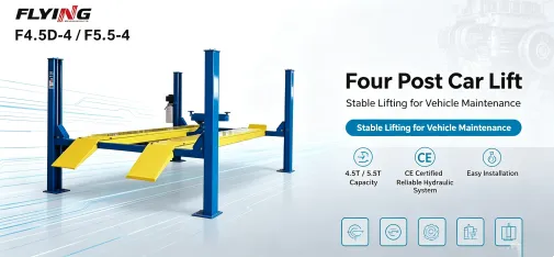 FLYING 4‑Post Alignment Car Lift, Auto Repair Four‑Post Hoist
