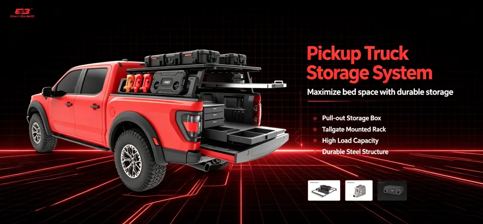 EOB Universal Modular Pickup Truck Bed Expansion Platform