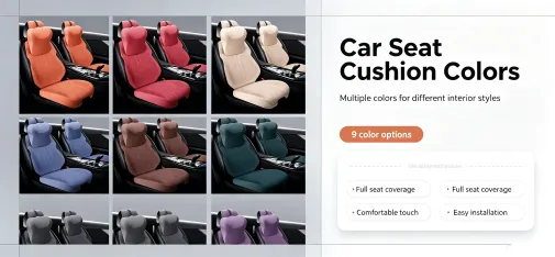 Zunda Ergonomic Car Seat Cushion, Pressure‑Relief Auto Seat Pad for Driving Fatigue Relief